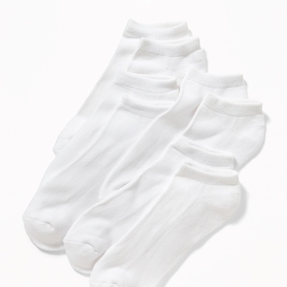 NWT OLD NAVY  Low-Cut Socks 4-Pack  Color: Bright White OS - Picture 1 of 1